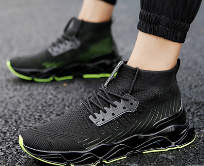 Men’s Blade High-Top Sneakers – Casual Running-Inspired Shoes