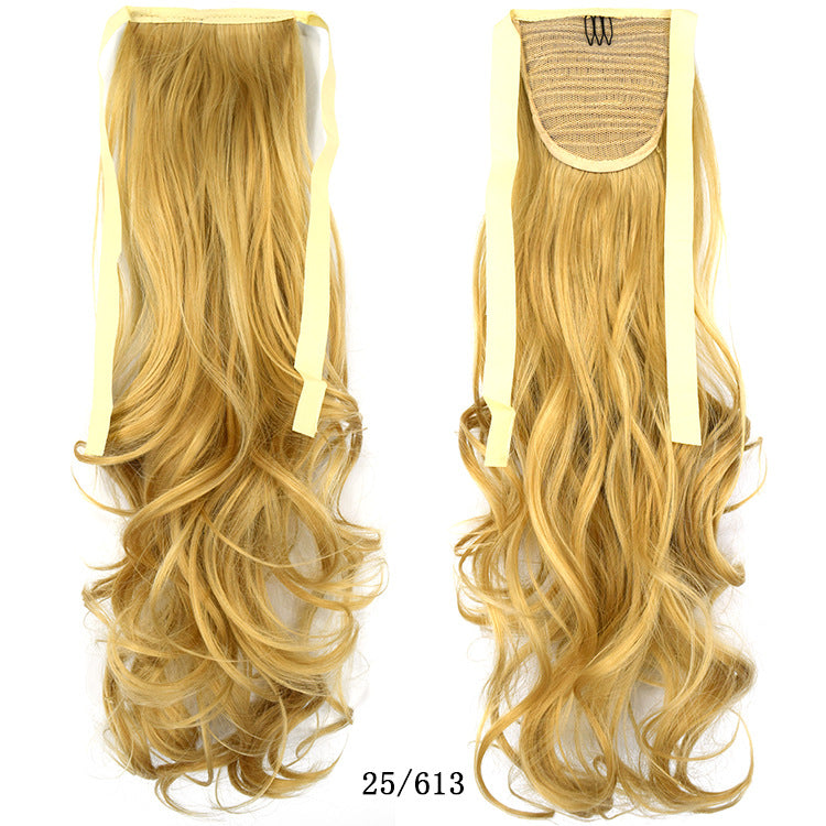 50cm Invisible Ponytail Hair Extension for Women – High-Temperature Silk, 47 Colors