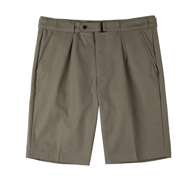 Men’s Casual Slim-Fit Solid Color Shorts – Stylish Summer Everyday Wear