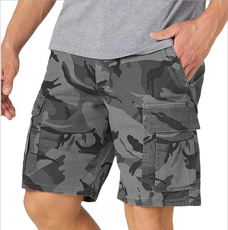 Men’s Casual Workwear Pocket Pants – Straight-Fit Multi-Pocket Casual Trousers