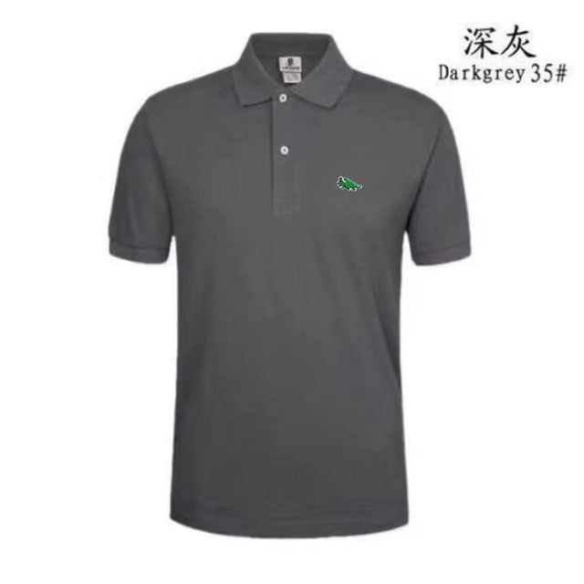 Men’s Premium Embroidered Polo Shirt – Short Sleeve Regular Fit Casual Polo, S–6XL