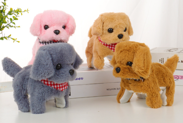 Soft Dog Plush Toy – Cute Stuffed Puppy with PP Cotton Filling, 18CM