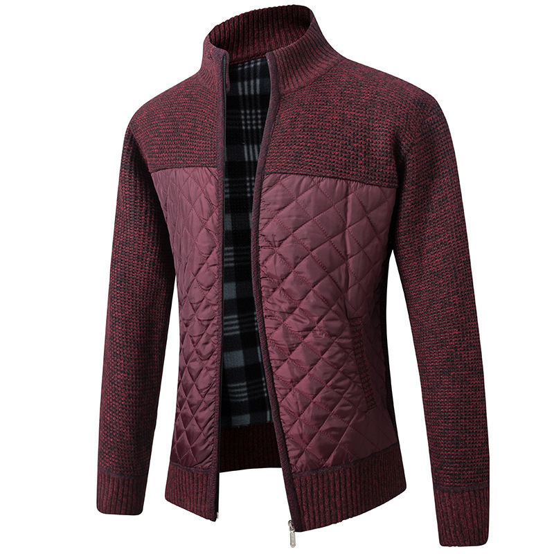 Men’s Urban Stripe Zip Sweater – Casual Striped Zip-Up Knit Pullover, 5 Colors, S–3XL