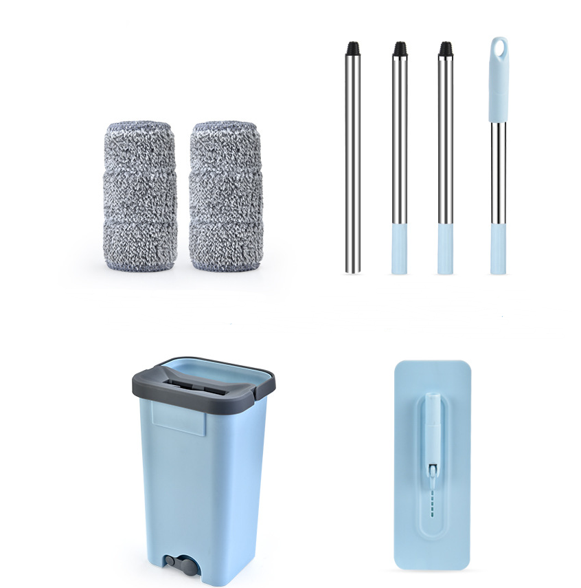 Self-Cleaning Flat Mop – Wet & Dry Home Cleaning System