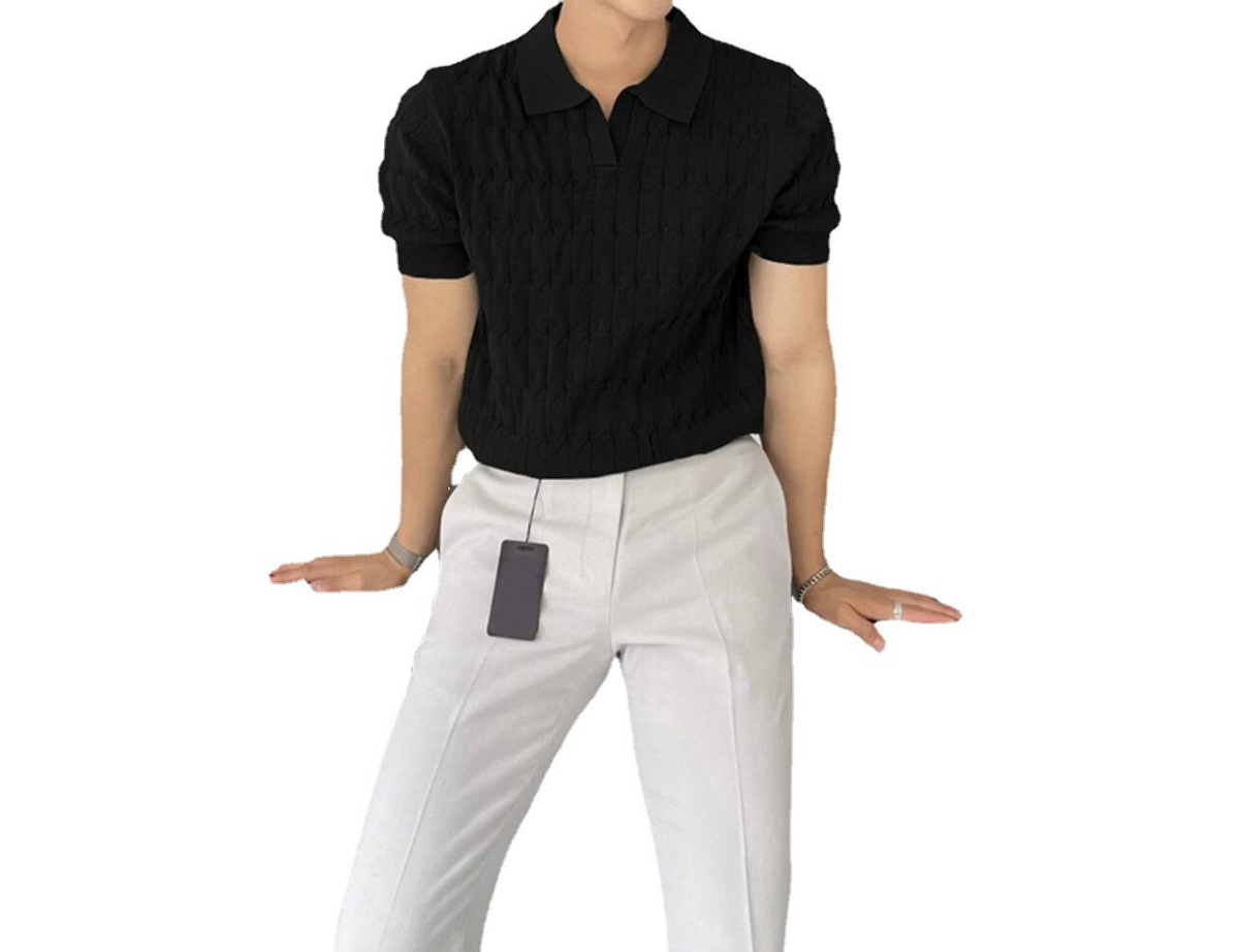 Men’s Breathable Polo Collar Shirt – Lightweight Half Sleeve Casual Polo, M–3XL