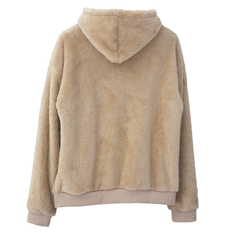 Men’s Velvet Hooded Plush Sweatshirt – Warm Casual Winter Sweater, 6 Colors, S–3XL