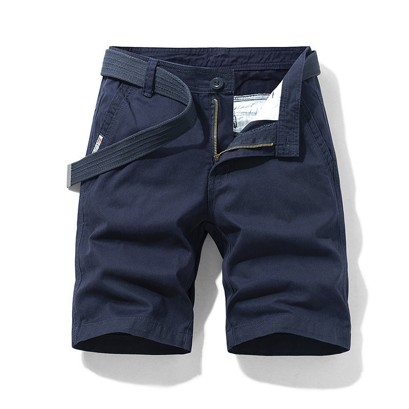 Men’s Vintage Loose-Fit Cotton Cargo Shorts – USA