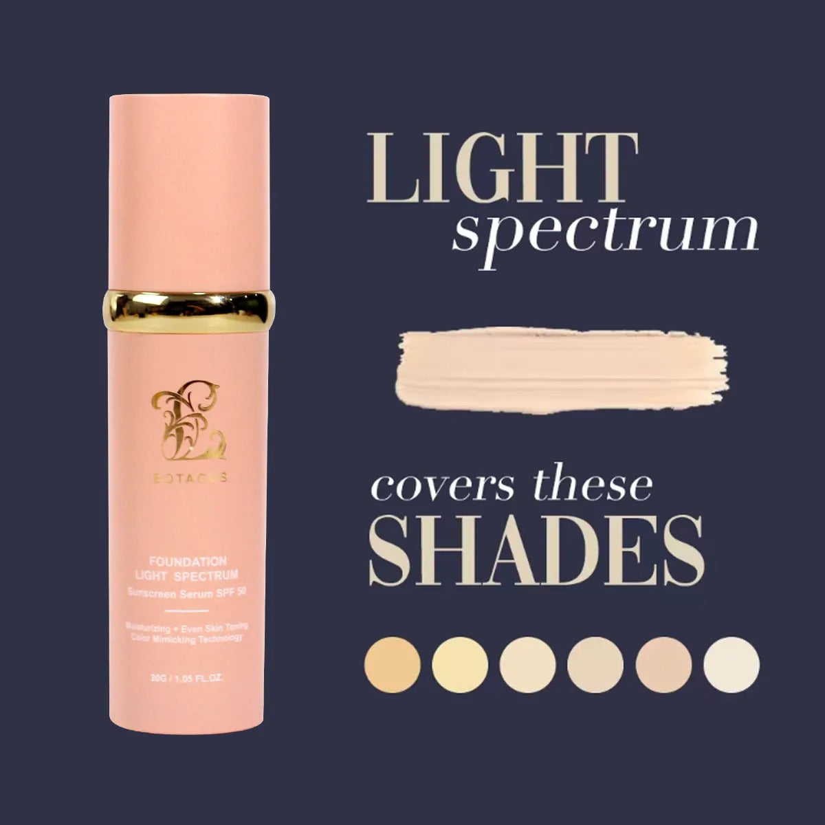 BOTAGUS 4-in-1 Foundation SPF 50 – Multi-Function Face Makeup with Sun Protection