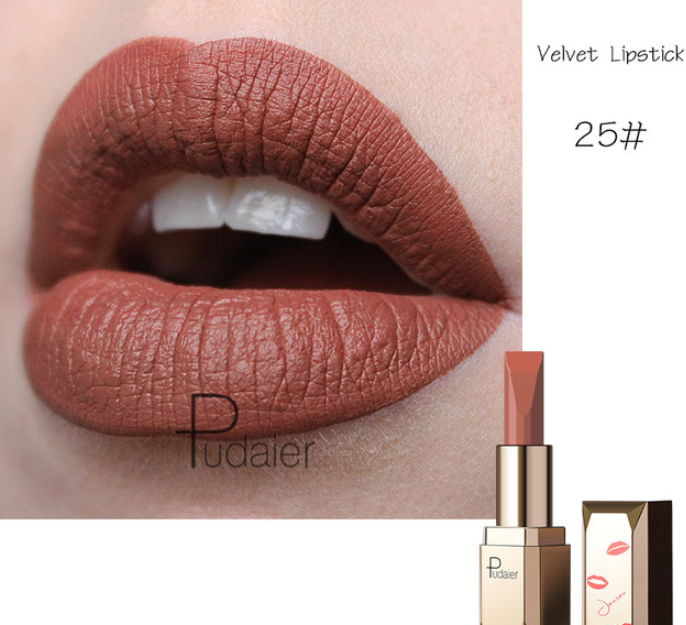 Pudale Matte Lipstick - Waterproof, 26 Colors Available