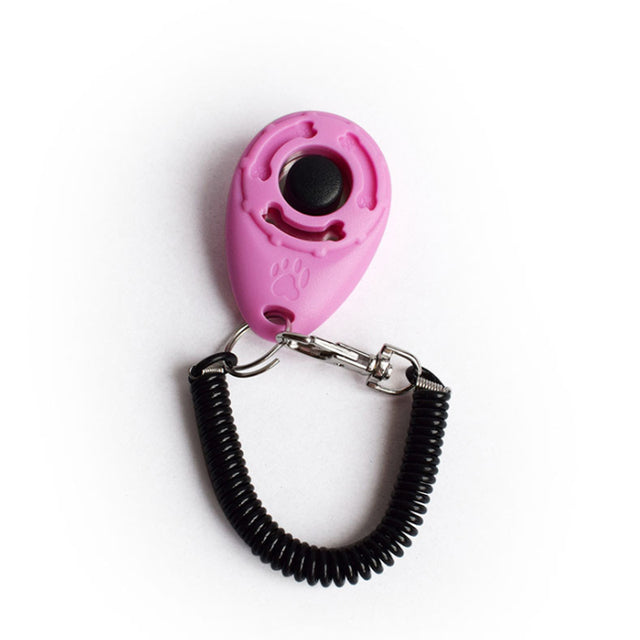 Adjustable Dog Training Clicker with Wrist Strap – Portable Pet Behavior Training Tool