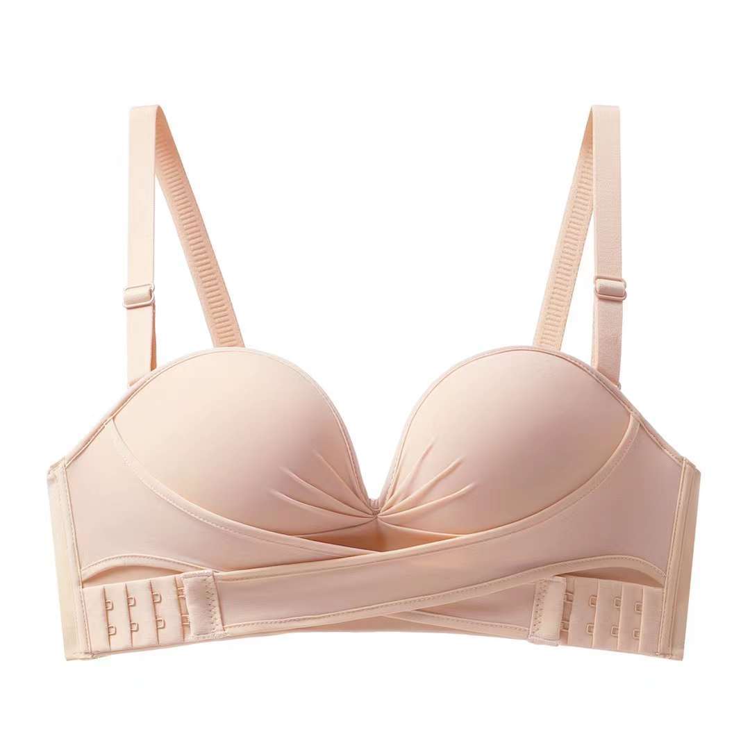 Women’s Strapless Invisible Bra – Supportive Seamless Bra for Dresses & Tops