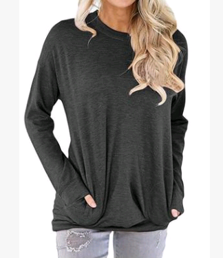 Batwing Long Sleeve T-Shirt for Women