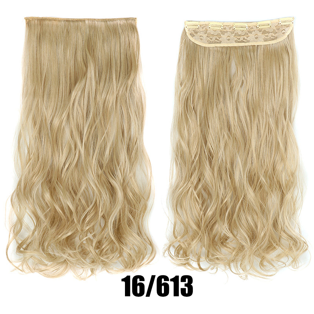 56cm Big Wavy Long Curly Hair Extensions for Women – Lightweight Natural-Look Synthetic Hair