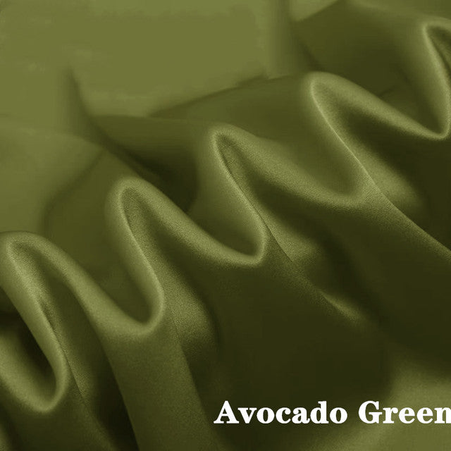 Women’s Avocado Green Silk Satin Tank Top – Elegant Sleeveless Camisole