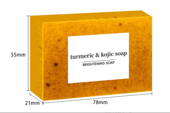 Turmeric & Citric Acid Handmade Cold Process Soap – Gentle Exfoliating & Brightening Cleansing Bar