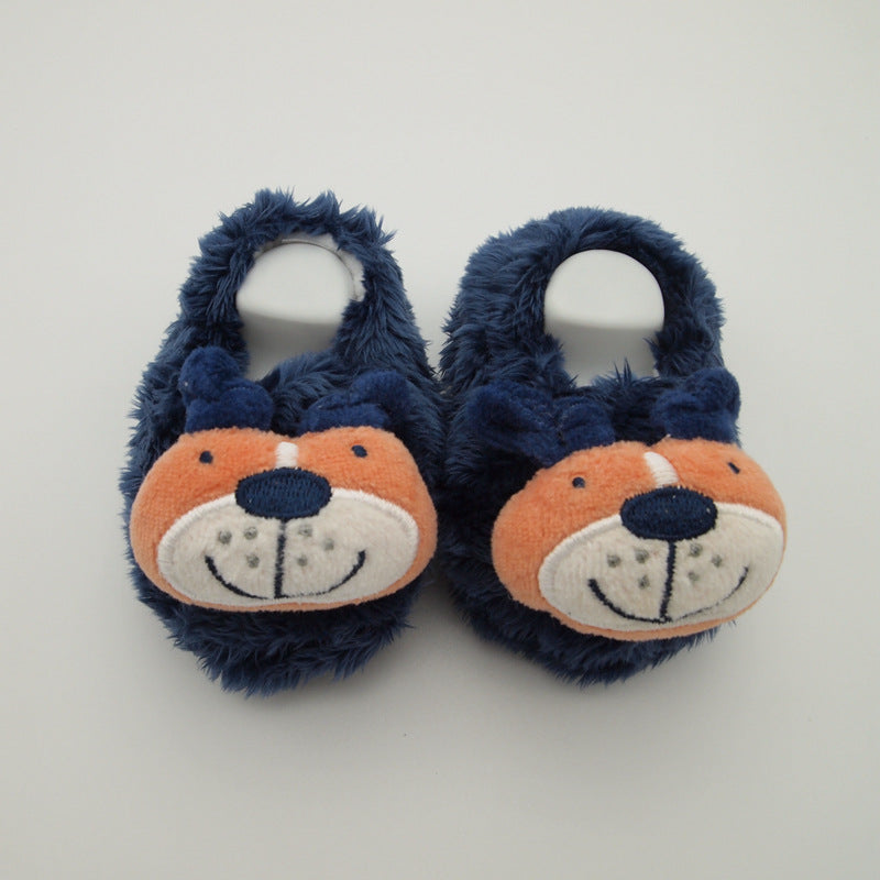 Plush Dog Shoes – Warm Non-Slip Puppy Boots for Fall & Winter