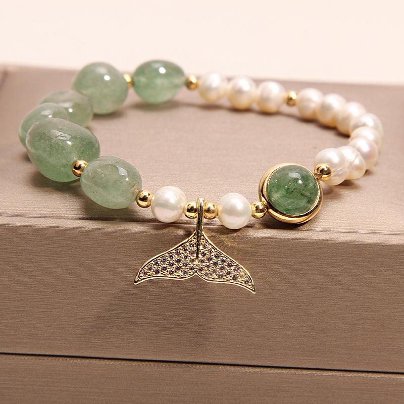 Women’s Natural Freshwater Pearl Bracelet – Elegant Classic Pearl Jewelry