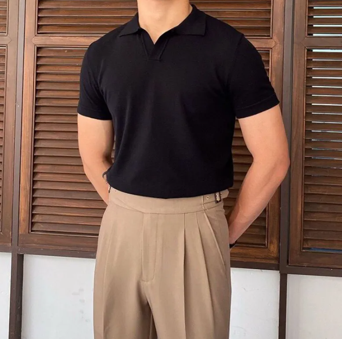 Men’s 100% Cotton Slim T-Shirt – Short Sleeve Casual Everyday Tee