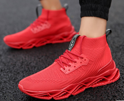Men’s Blade High-Top Sneakers – Casual Running-Inspired Shoes