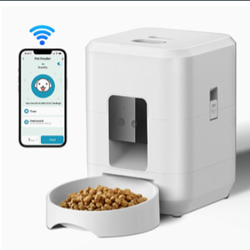 Smart Automatic Pet Feeder – WiFi & Programmable Food Dispenser for Dogs & Cats