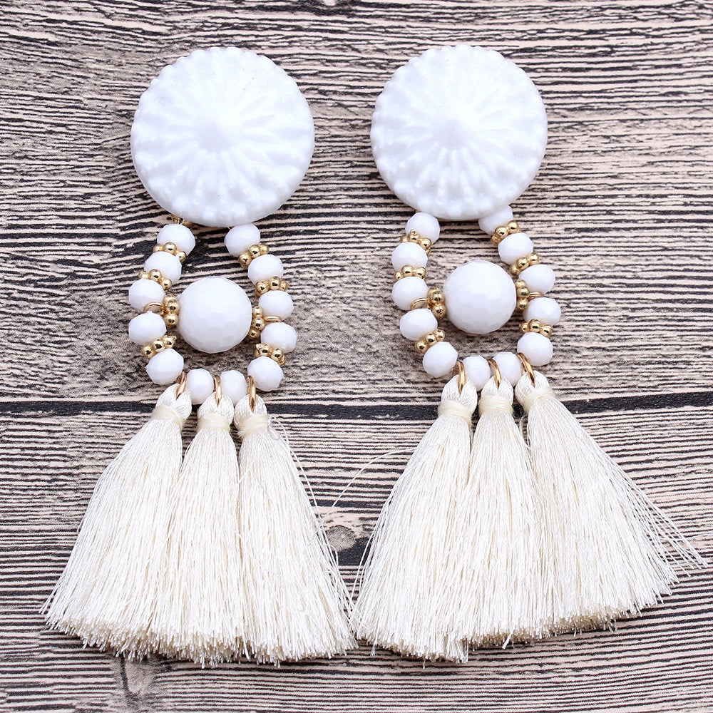 Tassel Earrings for Women – Elegant Long Dangle Statement Jewelry