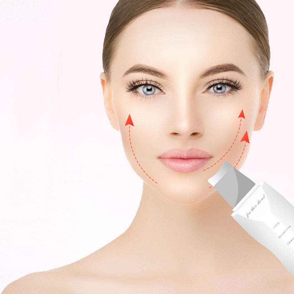 Ultrasonic Skin Scrubber – Rechargeable Pore Exfoliator for Home Facials