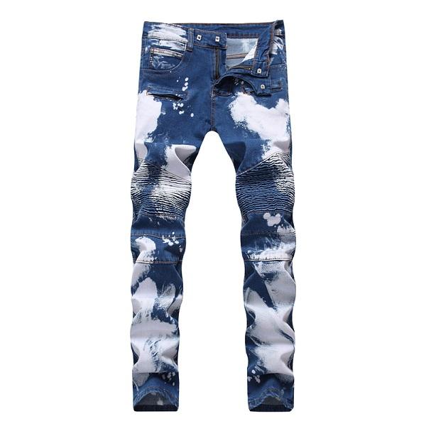 Men’s Slim Fit Stretch Denim Jeans – 75% Cotton Flexible Blue & Black Jeans, Sizes 28–42