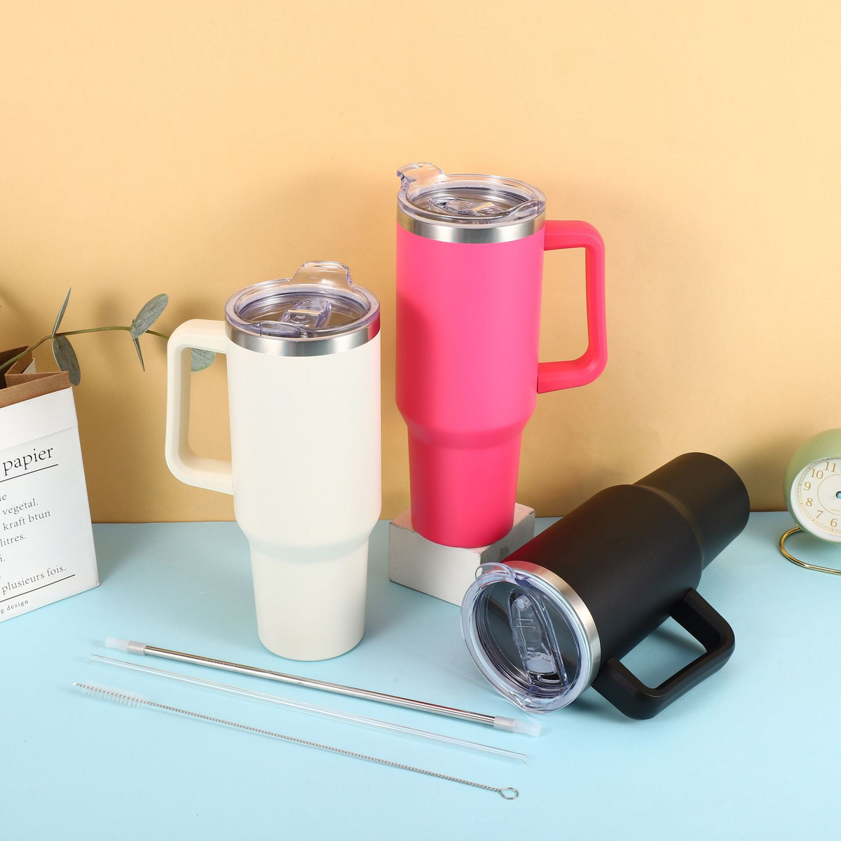 40oz Stainless Steel Large Capacity Cup – Insulated Travel Tumbler