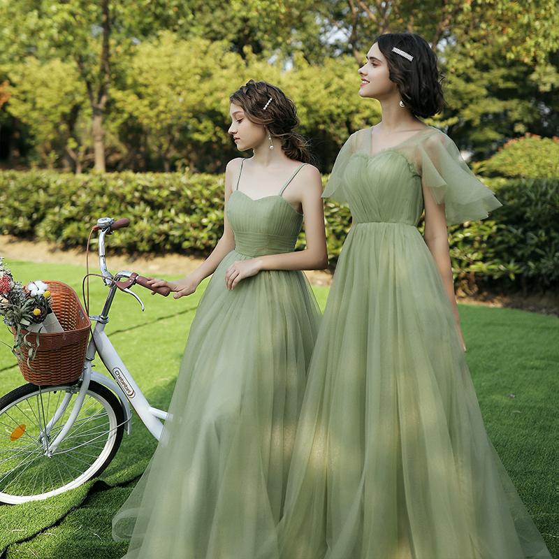 Women’s Off-Shoulder Bridesmaid Evening Dress – Flying Sleeve Long Formal Gown XS–3XL