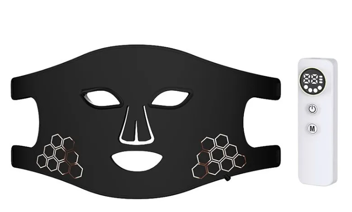 LED Silicone Beauty Mask – 4-Mode Light Therapy Face Mask