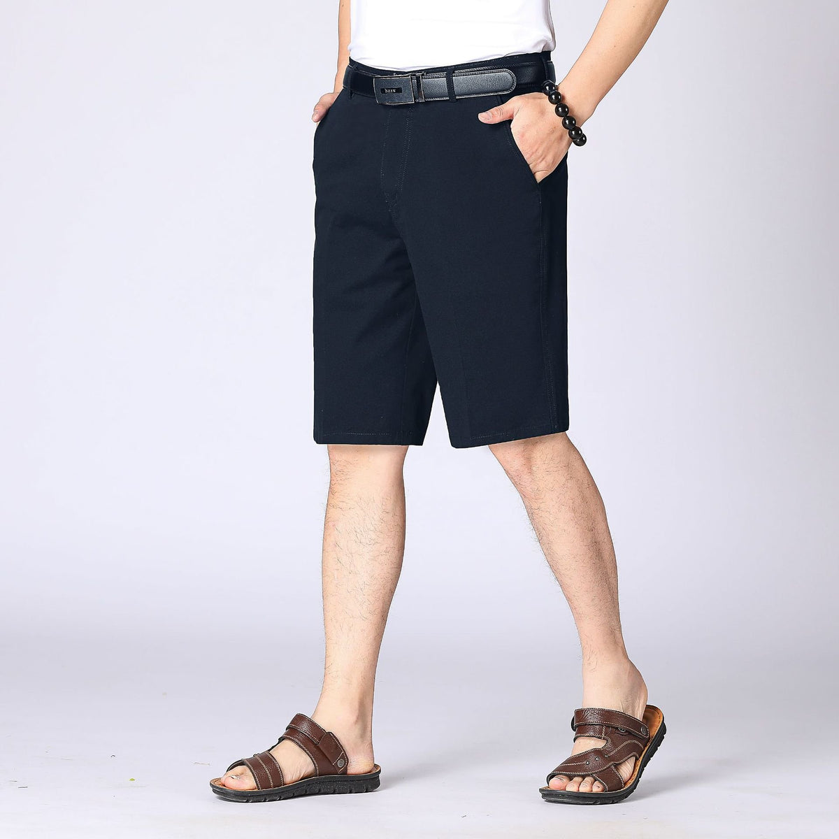 Men’s Casual Loose-Fit Straight Shorts – Relaxed Summer Everyday Wear