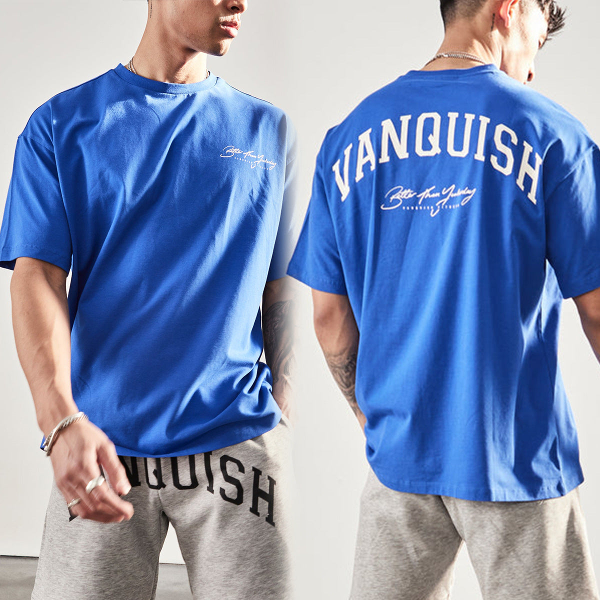 Men’s 95% Cotton Sports Running T-Shirt – Breathable Athletic Workout Tee, M–3XL