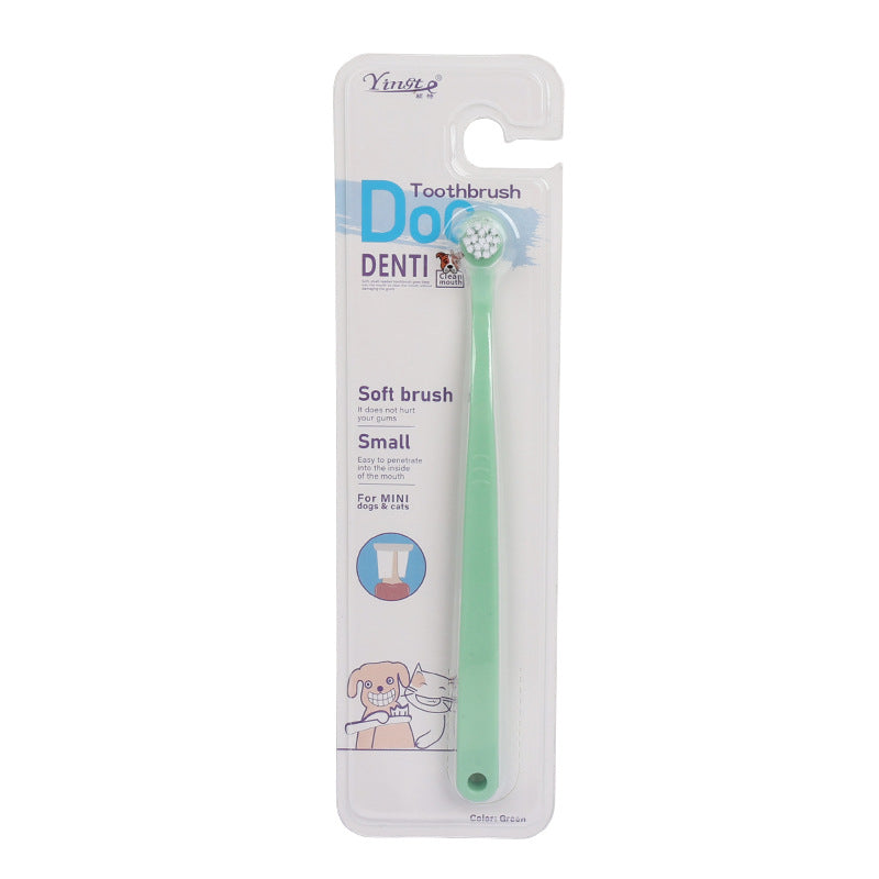 Soft Dog Toothbrush – Gentle Pet Dental Cleaning Brush for Dogs