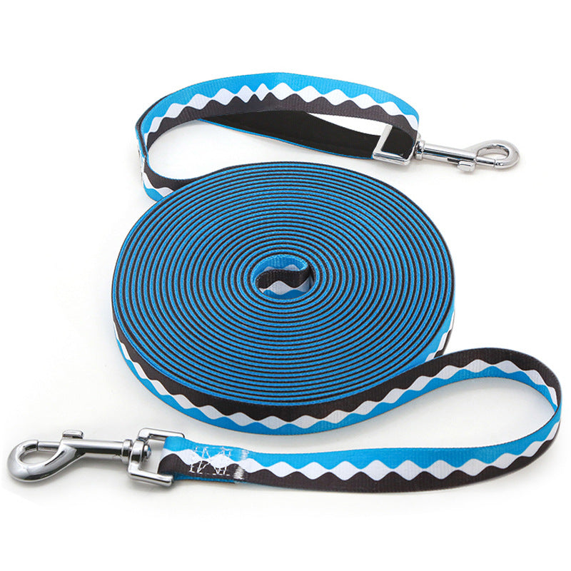 Custom Printed Dog Training Leash – Durable 120CM Traction Rope for Small to Large Dogs