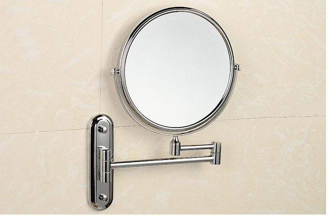 Folding Double-Sided Wall-Mounted Makeup Mirror