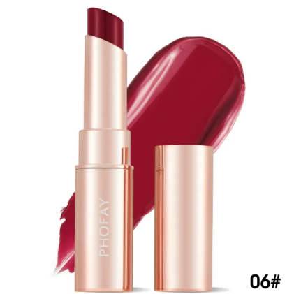 PHOFAY Moisturizing Lipstick – Hydrating Rich Color, 8 Shades