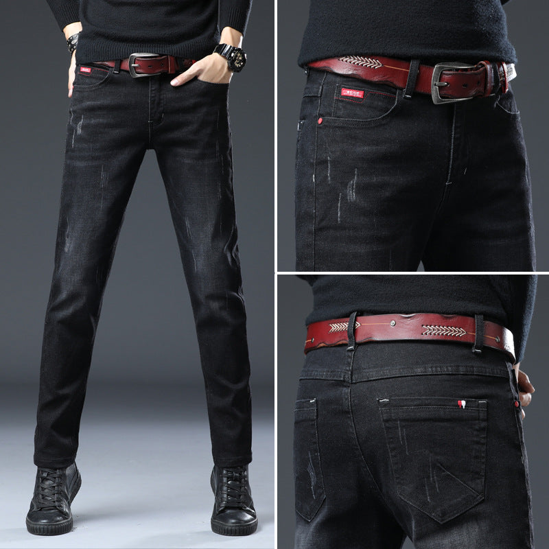 Men’s Slim Fit Stretch Jeans – Fashion Casual Denim Pants