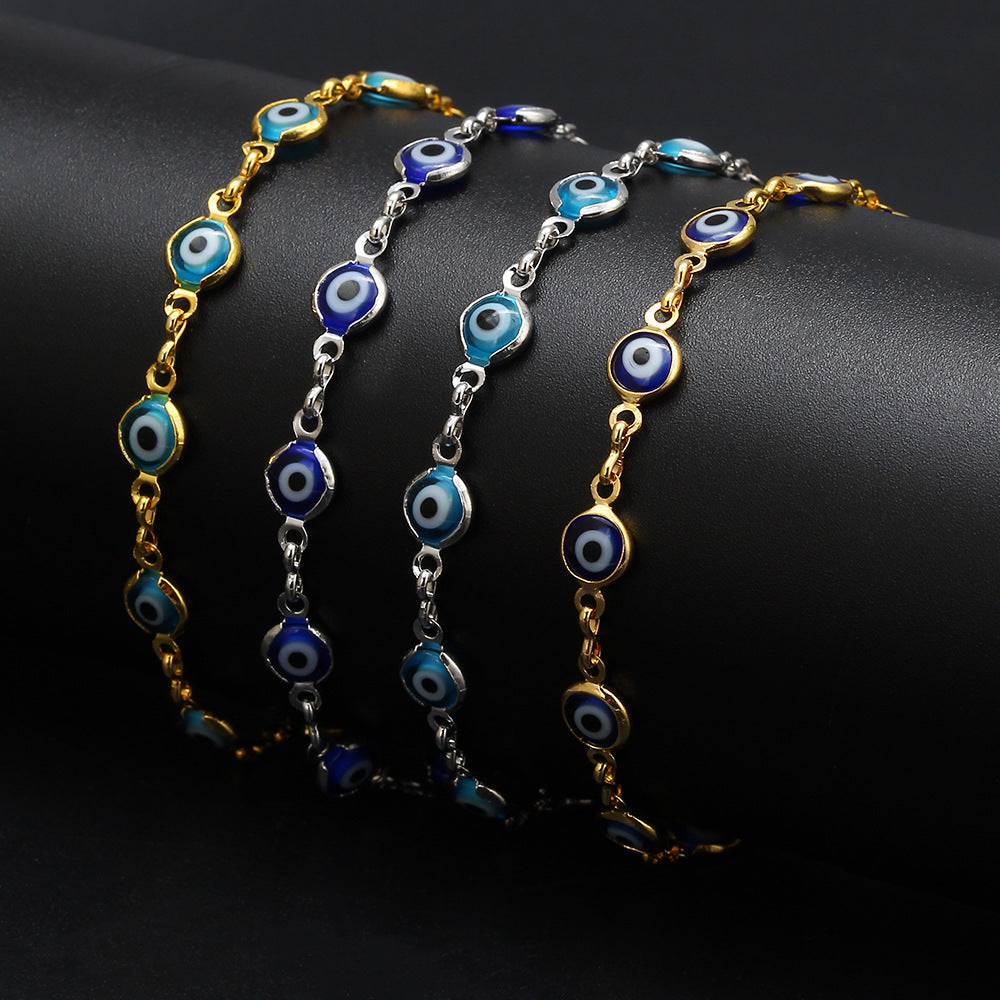 Evil Eye Bracelet for Women - Minimalist Design