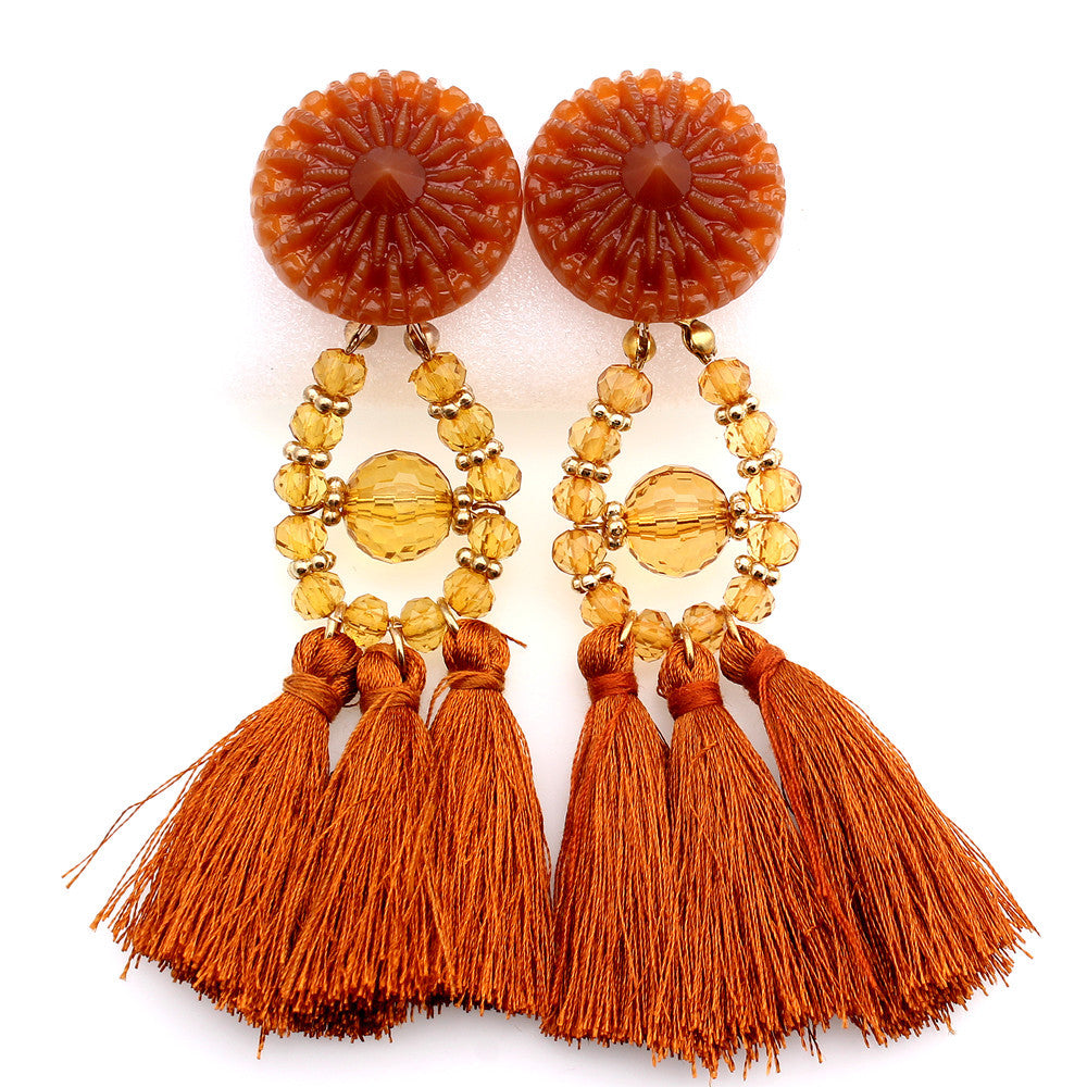 Tassel Earrings for Women – Elegant Long Dangle Statement Jewelry