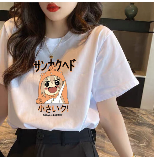 Women’s Curly Bear Oversized T-Shirt – Loose Fit Summer Graphic Tee