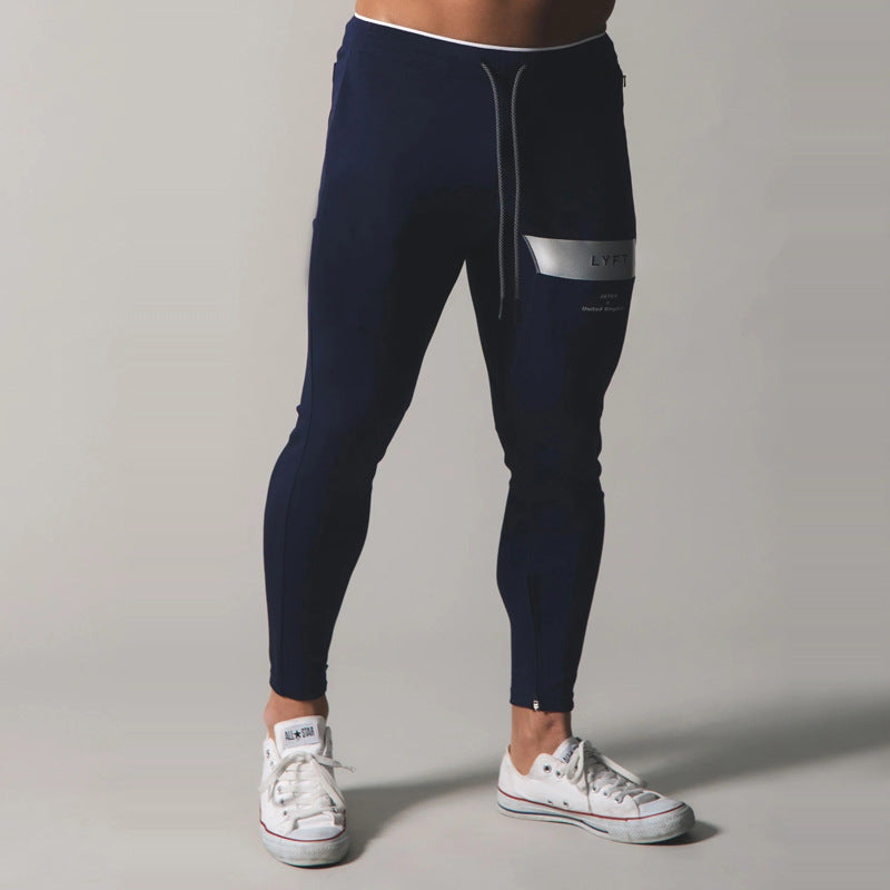 Men’s Cotton Slim-Fit Running & Training Pants – USA