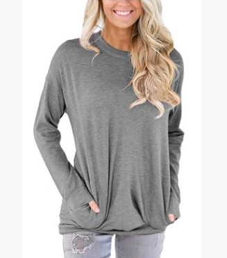 Batwing Long Sleeve T-Shirt for Women
