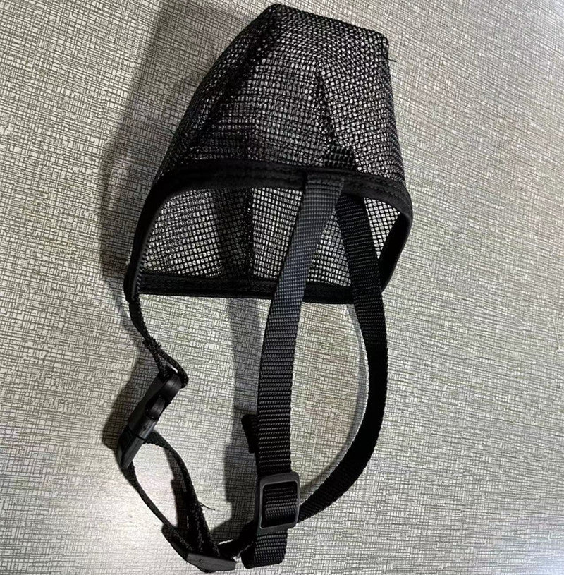 Breathable Dog Muzzle – Lightweight Adjustable Mouth Cover for Small to Large Dogs