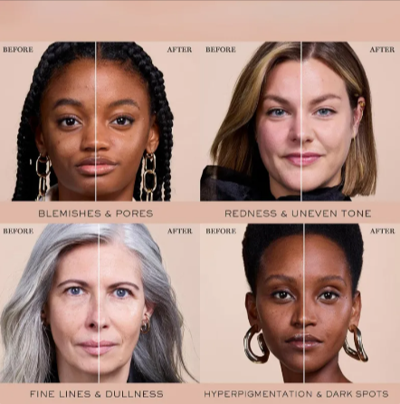 4-in-1 Color Changing Concealer Foundation – Adaptive Face Makeup