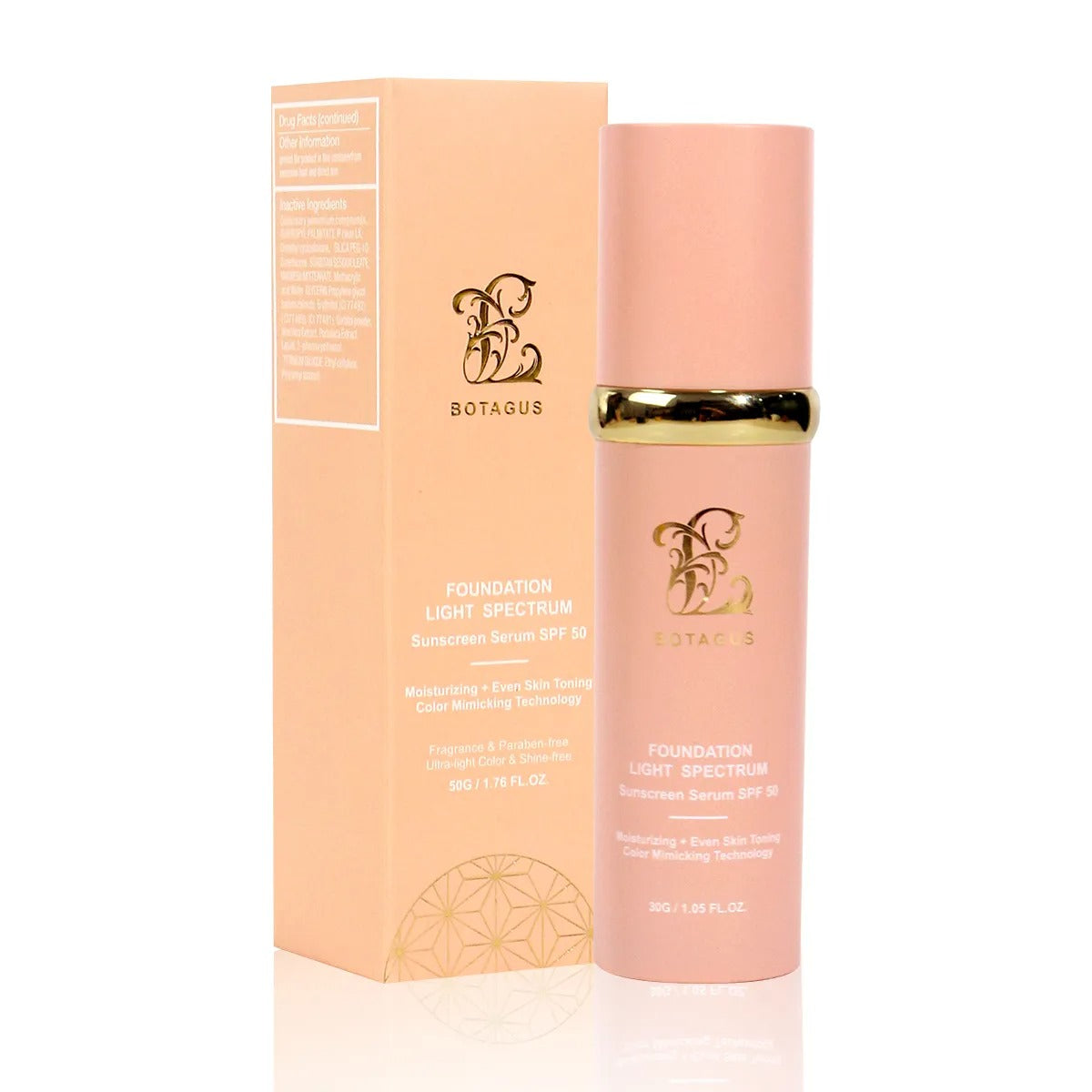 BOTAGUS 4-in-1 Foundation SPF 50 – Multi-Function Face Makeup with Sun Protection