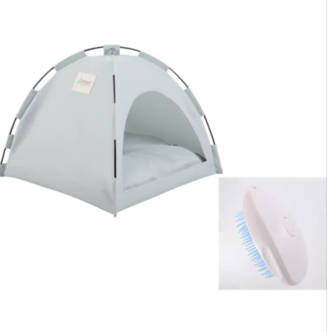 Portable Pet Tent with Cooling Mat – Cozy Indoor & Outdoor Bed for Dogs & Cats