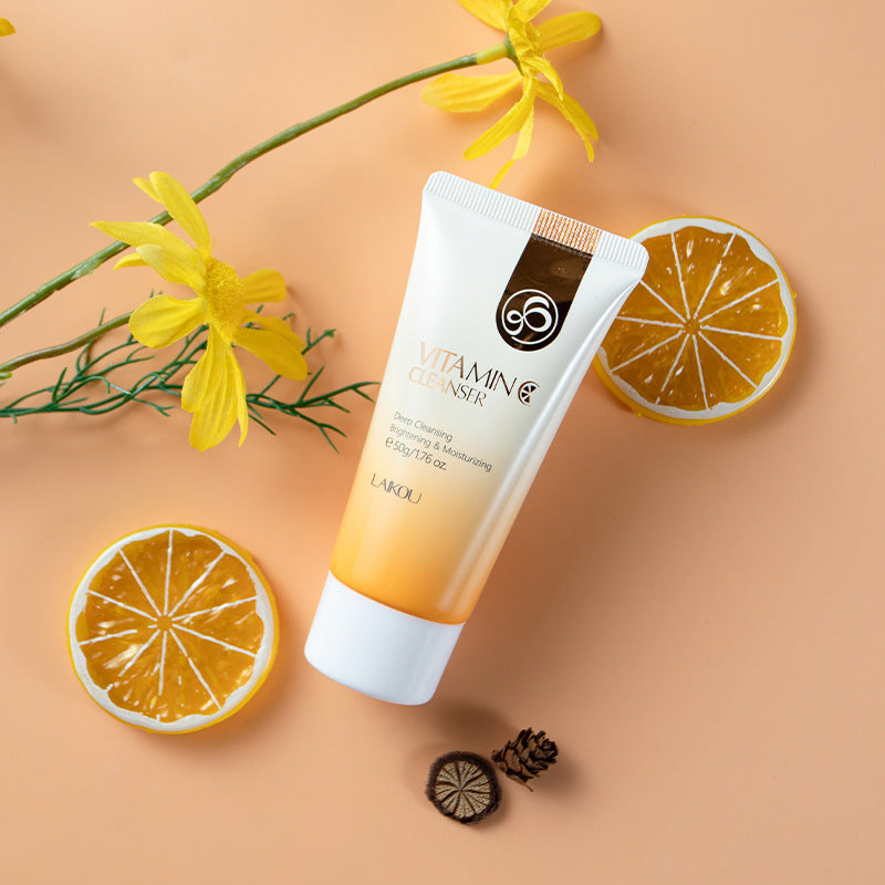 Vitamin C Deep Cleansing Facial Foam – Brightening Amino Acid Face Wash 50g