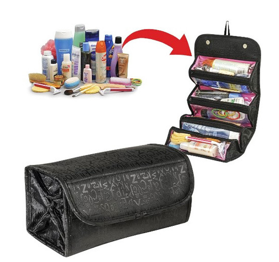 Women's Foldable Dumpling Makeup Bag