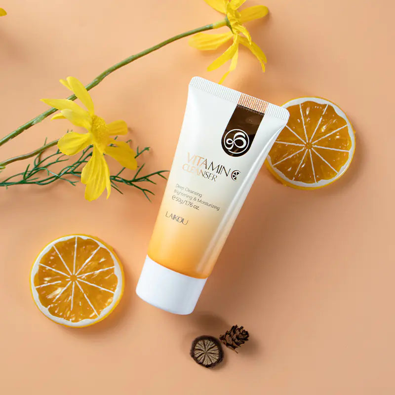 Vitamin C Deep Cleansing Facial Foam – Brightening Amino Acid Face Wash 50g