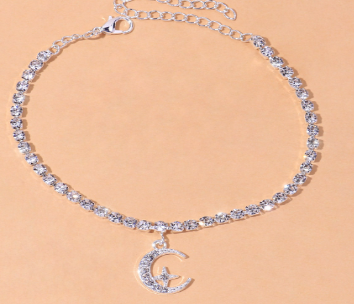 Star Moon Novelty Personality Anklet